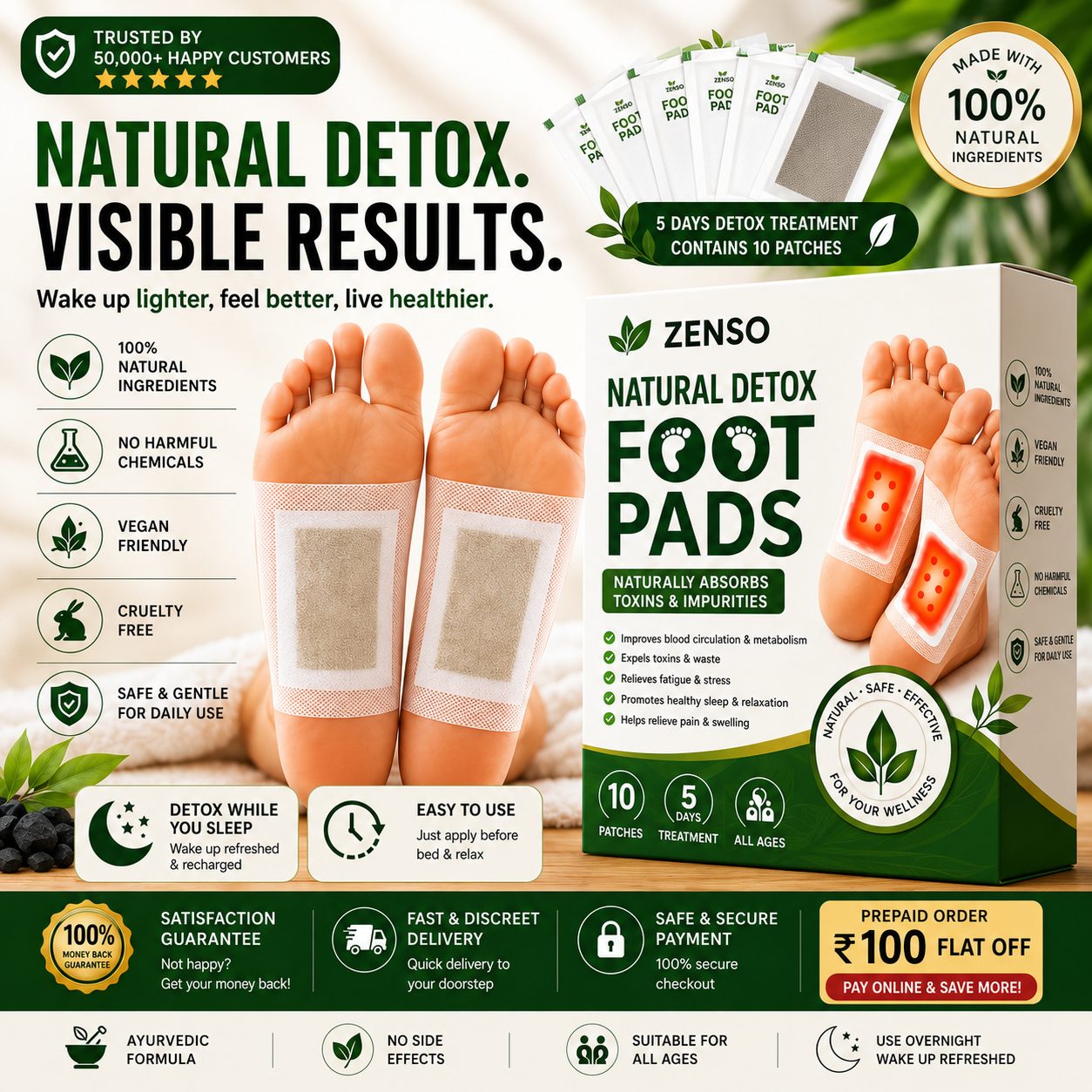 DreamCare Herbal Foot Patches | Buy 1 Get 1 Free (Copy)