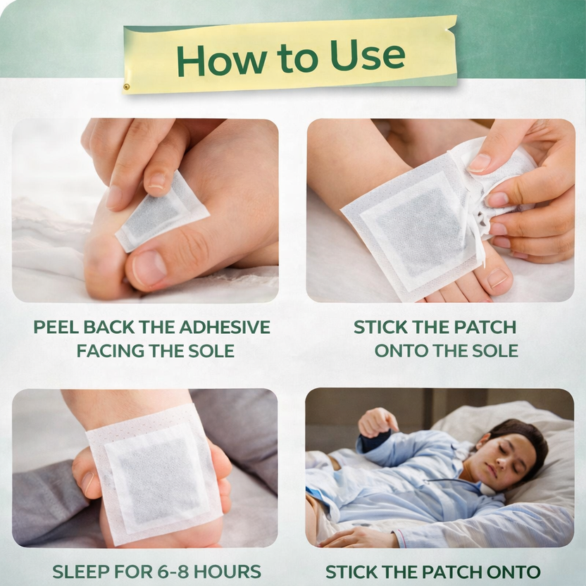Premium Detox Foot Patches (Pack of 10) BUY 1 GET 1 FREE