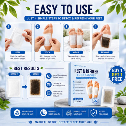 AYURVEDIC POWER Foot Patches | Buy 1 Get 19 FREE