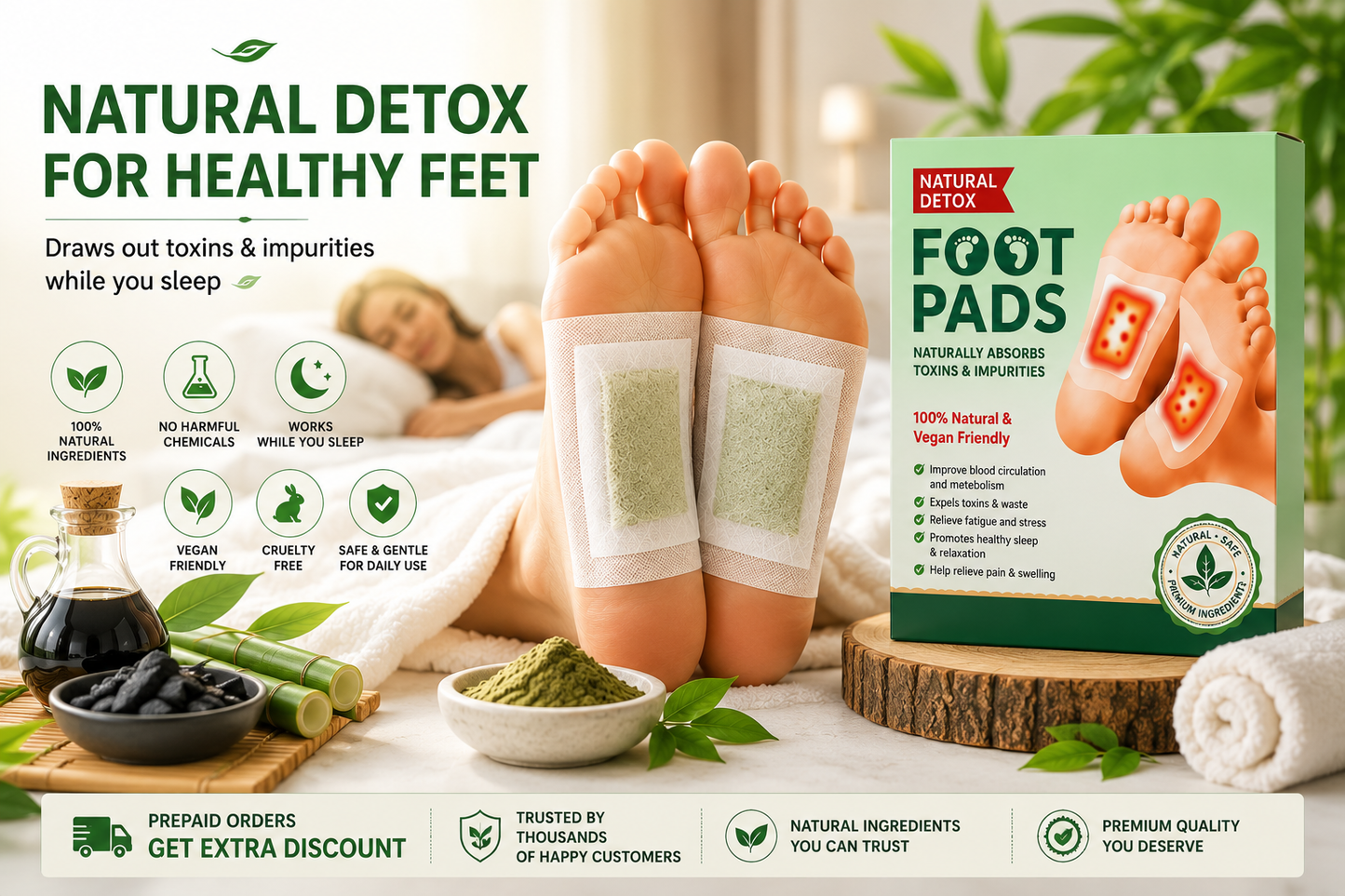 Overnight Foot Renewal Patches | Buy 1 Get 1 Free