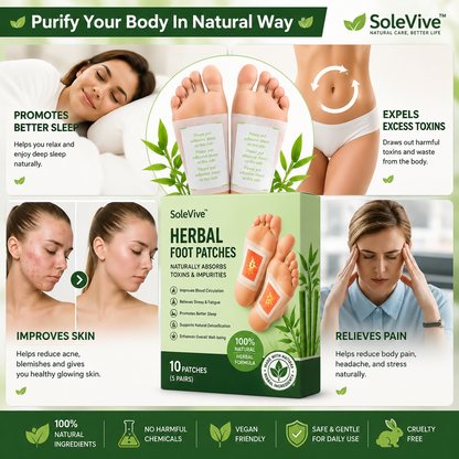SoleVive™ Herbal Foot Patches | Buy 1 Get 1 FREE