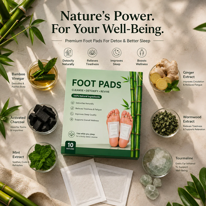 Zenso™ Premium Detox Foot Patches (Pack of 10) – Buy 1 Get 1 Free